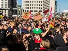 German Pupils Plan Mass Strike Against Rearmament - More Than 50,000 Pupils Expected To Strike Over German Rearmament Policy