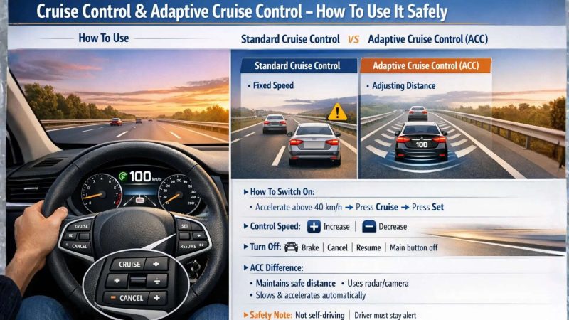 Mastering Cruise Control: Activation and Safe Usage Tips - Cruise Control In Cars - How To Activate And Use It Safely On Highways