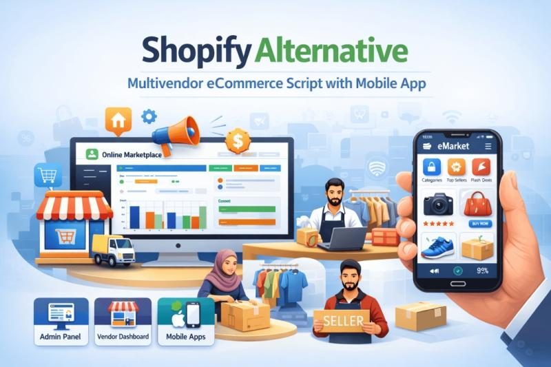 Kartly Launches as a Game-Changer in eCommerce Solutions - ThemeLooks Launches Shopify Alternative - Self-Hosted Multivendor ECommerce CMS With Mobile App And Admin Panel