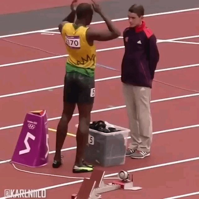 Usain Bolt's Character Shines Through Support Staff Treatment - Usain Bolt, What A Legend. You Can Tell A Lot About A Person From The Way They Treat Support Staff.