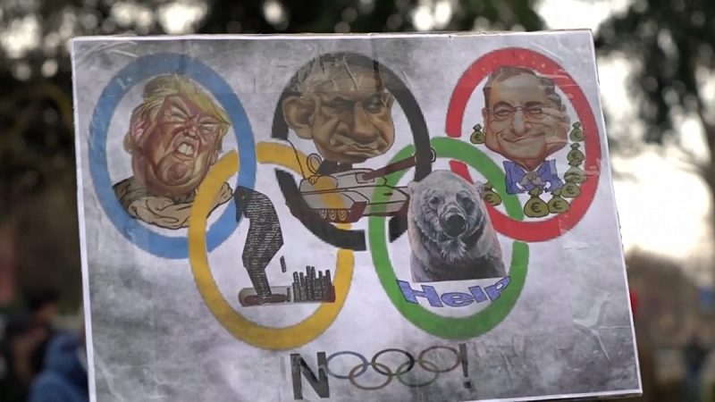 Verona Activists Protest Winter Olympics Spending Ahead of Closure - Verona Protesters Say Italy’s Winter Olympics Waste Public Money