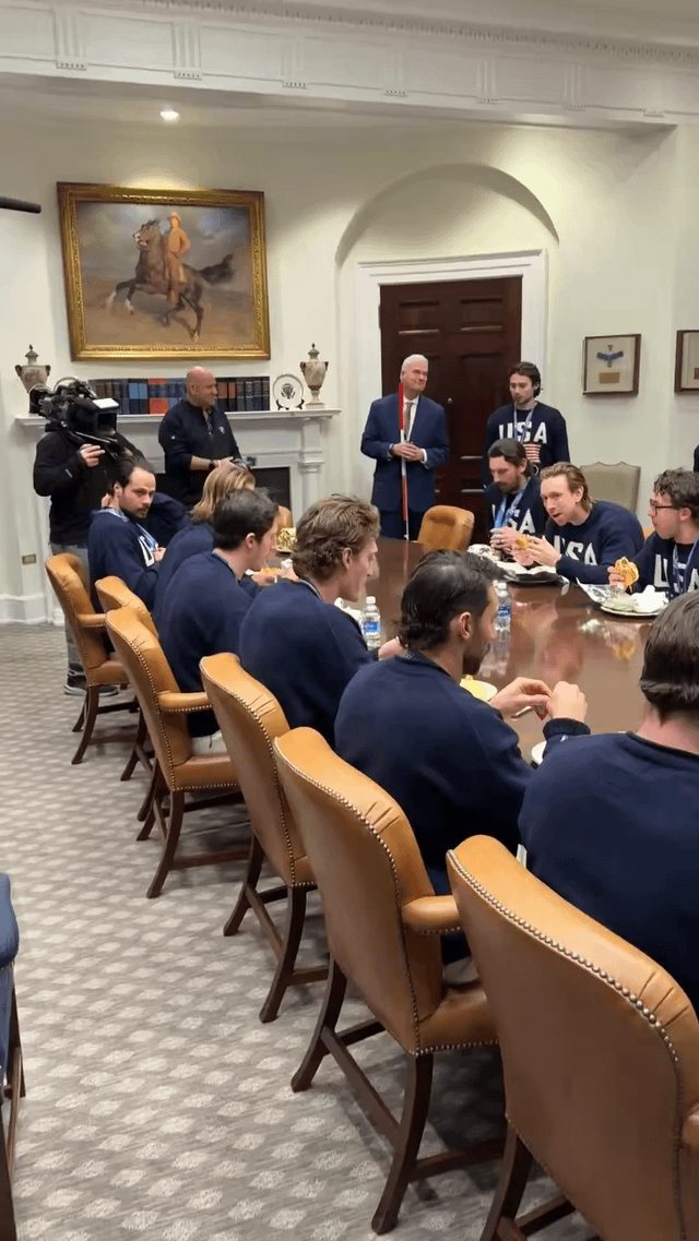 Trump Hosts Team USA with Unconventional Lunch of Burgers - You Can't Make This Shit Up - Trump Served Team USA Burgers For Lunch