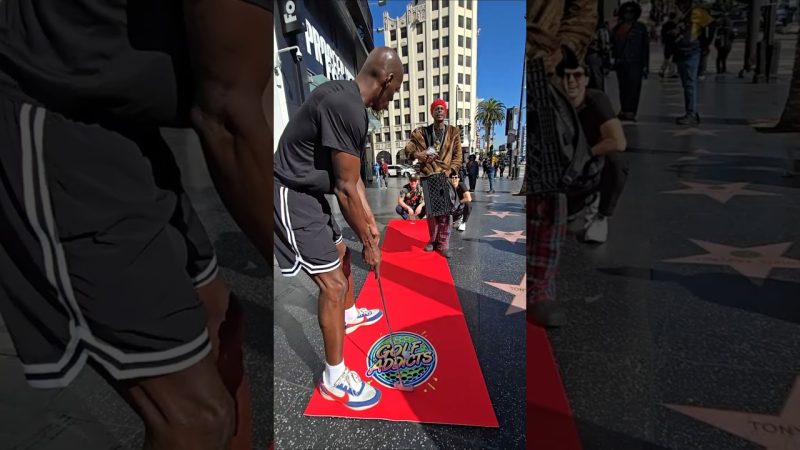 Hollywood Putting Challenge: A Golfer's Unmatched Focus - CRASH OUT ALERT! Greatest Of All Time! $100 Putt Challenge