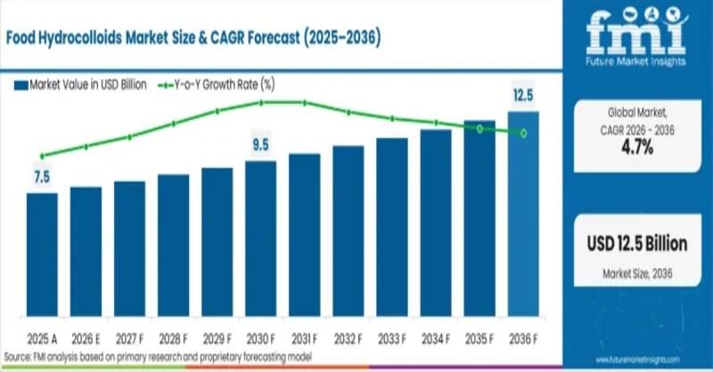 Food Hydrocolloids Market Set for Substantial Growth by 2036