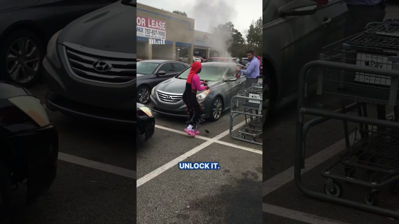 Store Employee Rescues Dog from Smoke-Filled Car - 'Hero' Store Employee Smashes Smoked-filled Car Window