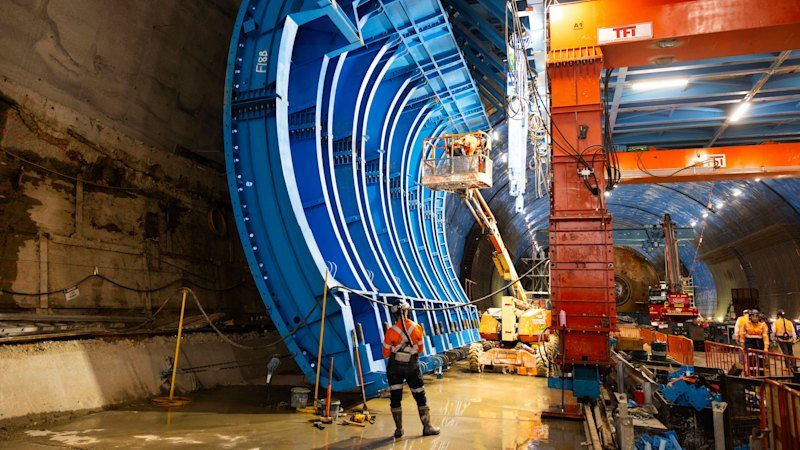 Sydney's New Metro Station: Engineering Marvel Beneath the City - How A Bunker-like Cavern Holds Sydney’s Largest Metro Train Station Down