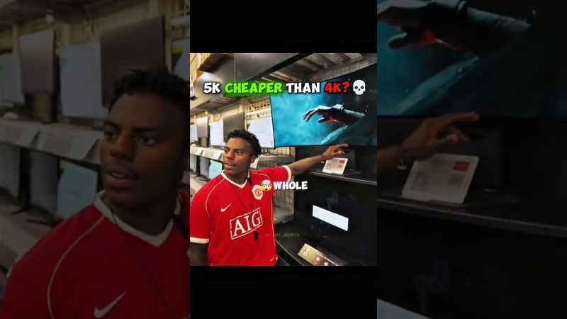 IShowSpeed's Hilarious Mix-Up Over Monitor Pricing - IShowSpeed Gets Confused By 4K Vs 5K Monitor Prices 💀