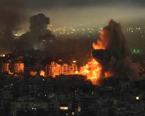 Intensified Conflict: Israel Strikes Southern Lebanon and Beirut - Israel Bombards Beirut Suburbs And Southern Lebanon As Conflict With Hezbollah Escalates