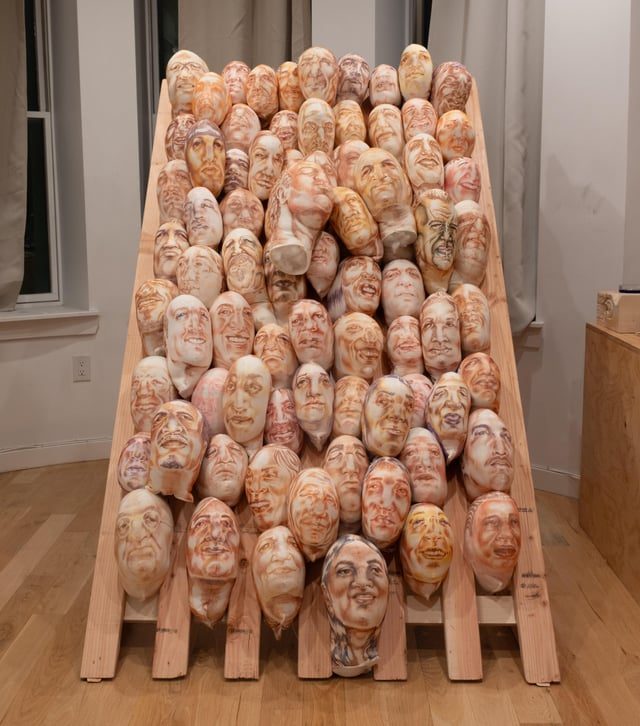 Artist Creates Unique Stuffed Heads to Reflect Relationships - I’ve Been Making A Stuffed Head Of Everyone Who Enters My Life