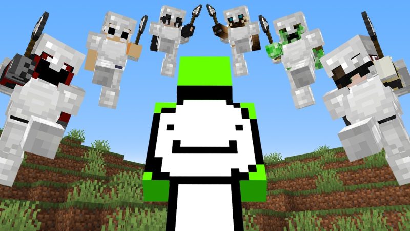 Minecraft Speedrunner Faces Off Against Six Hunters in New Challenge - Minecraft Speedrunner VS 6 Hunters