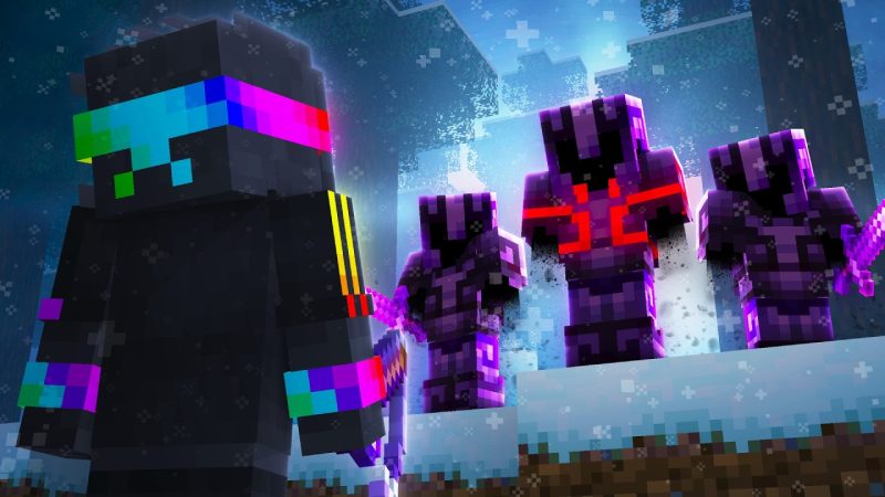 Minecraft Trapper Fights Off Elite Bounty Hunters on Unstable SMP - Minecraft Trapper VS Elite Bounty Hunters