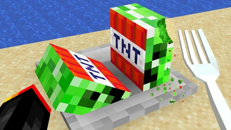 Transforming Minecraft Mobs into Delicious Foods: A Creative Adventure - I Turned MOBS Into FOODS In Minecraft!