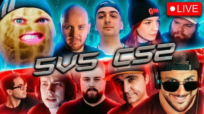 Intense Custom 5v5 Showdown Featuring Top Streamers - 🔴LIVE | CS2 | CUSTOM 5v5 | Drac X Hutch X Mercs X Rogue X Taxi X Tim X Cloakzy X Gingy X Summit