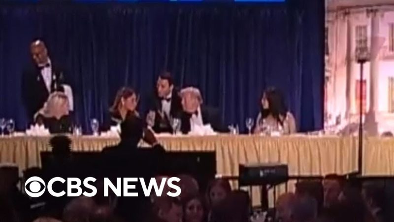 President Trump Evacuated Amid Shooting at White House Dinner - Watch: Moment Trump Is Evacuated From White House Correspondents' Dinner Due To Shooting