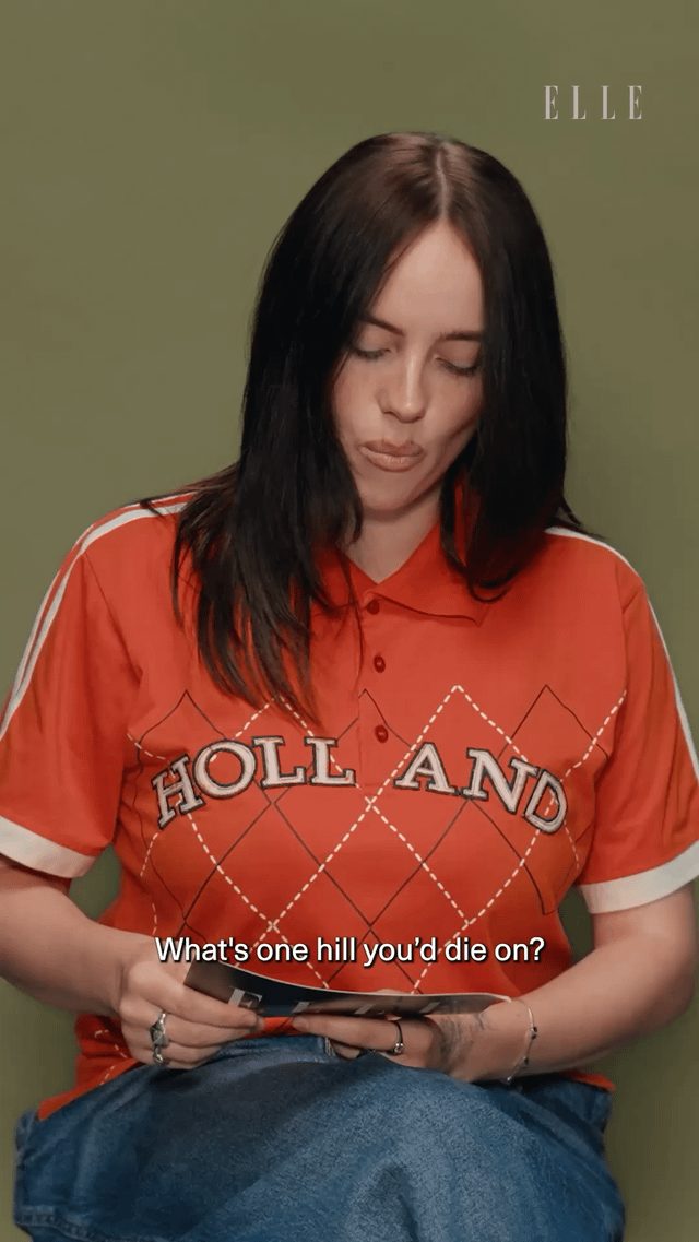 Billie Eilish Challenges Meat Consumption Ethics in ELLE Interview