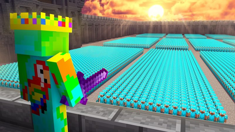 Epic Minecraft Showdown: The Rise of Cindercrest's Army - I Created The World's Largest Minecraft Army
