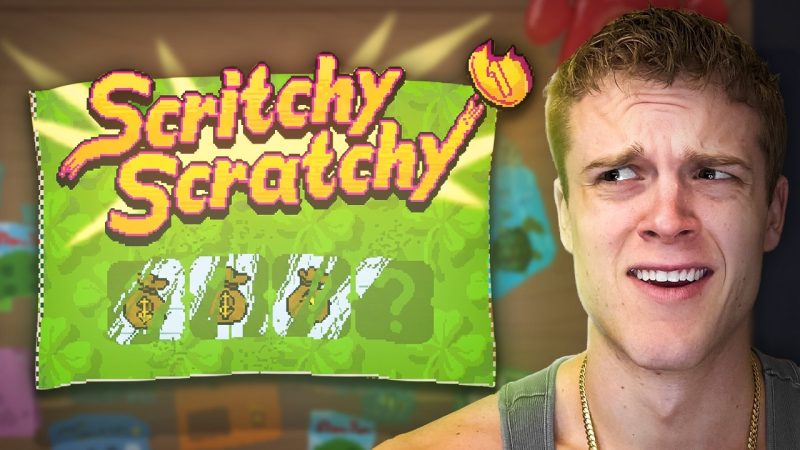 Local Gamer Bets on Scratch-Offs for Wealth - SCRATCH-OFFS WILL MAKE ME RICH [Scritchy Scratchy]