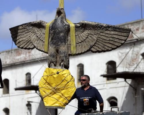 Uruguay Grapples with Controversial Nazi Eagle Sculpture - Uruguay Faces Dilemma From The Deep: What To Do With A Salvaged Nazi Eagle?
