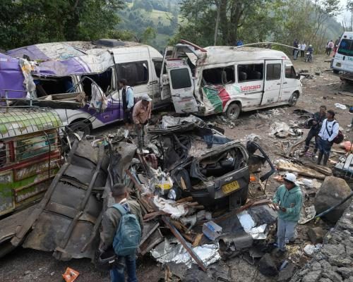 Colombia Highway Bombing Claims 20 Lives Ahead of Elections - Bomb Blast On Colombia Highway Leaves At Least 20 Dead Ahead Of May Elections
