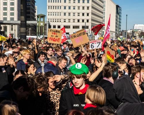 German Pupils Plan Mass Strike Against Rearmament - More Than 50,000 Pupils Expected To Strike Over German Rearmament Policy