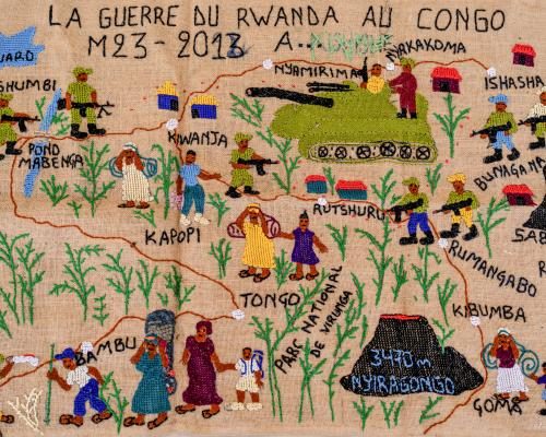 Goma Artist Stitches Congo’s History Under Rebel Rule - Stitches In Time: The Artist Chronicling The DRC’s Blood-soaked History In Tapestry 